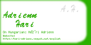 adrienn hari business card